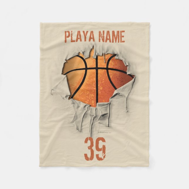 Couverture de la flotte de basket-ball déchirée (Devant)