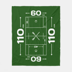 Couverture de lacrosse - conception de champ de