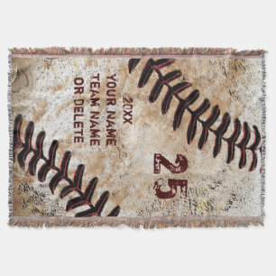 Couverture de lancer de baseball personnalisée la