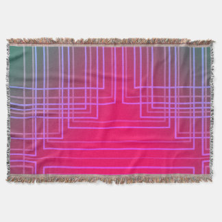 Couverture de lancer géométrique moderne