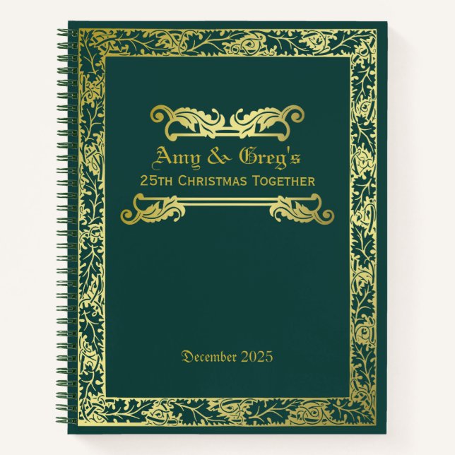 Couverture de livre classique Gold Green Foliage O (Devant)