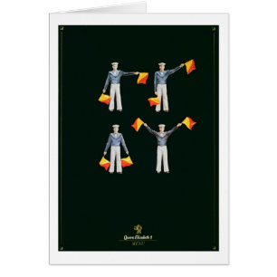 Couverture de menu de à bord du QE2 (litho de