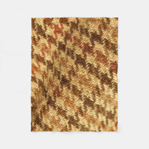 Couverture de motif de tweed de pied-de-poule