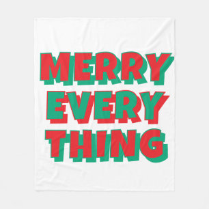 Couverture de Noël en polaire