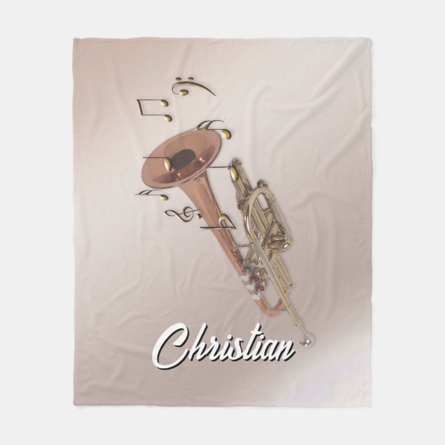 Couverture de nom personnalisé de trompette, Couve (Devant)