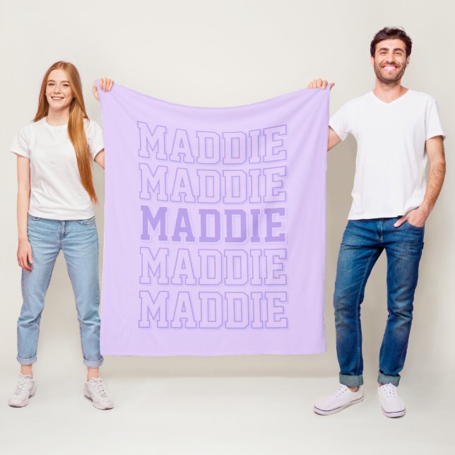 Couverture de nom pourpre tendance (En situation)