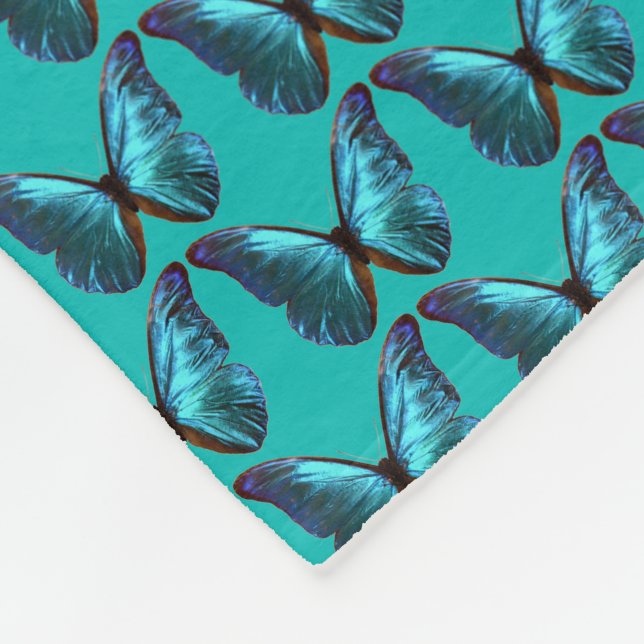 Couverture de papillon bleu Morpho (Coin)
