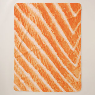 Couverture de peluche texture saumon
