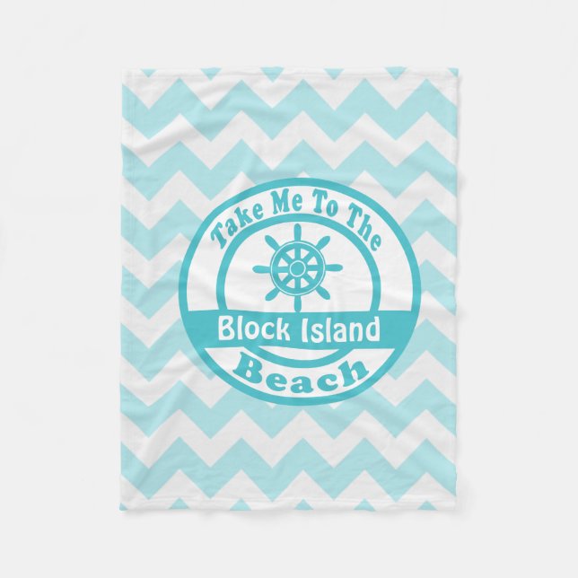 Couverture de plage d'Île de Block (Devant)