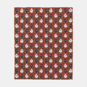 Couverture de plaid Terrier écossais noir et blanc