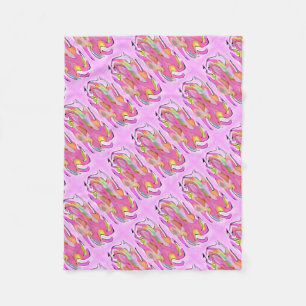 Couverture de ruban de rose d'aquarelle de cancer