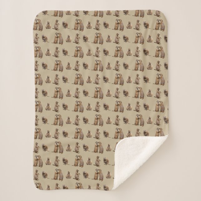 Couverture de Sherpa de frénésie de chien de (Devant)