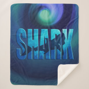 couverture de sherpa requin