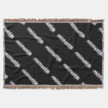 Couverture de style tatouage féroce – Noir et Blan