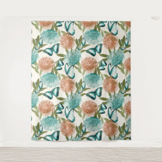 Couverture de tapisserie papillon