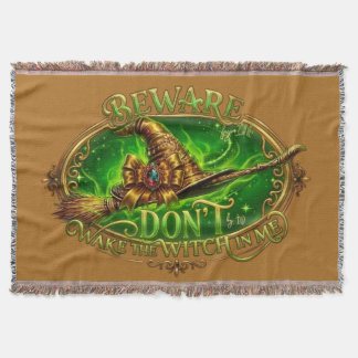 Couverture de toute l'année à motif de sorcière d'