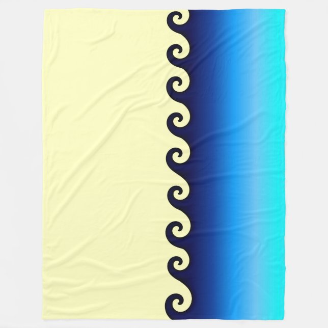 Couverture de vague 60 po x 80 po (Devant)