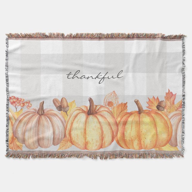Couverture Décor citrouille de l'automne heureusement, libell (Devant)