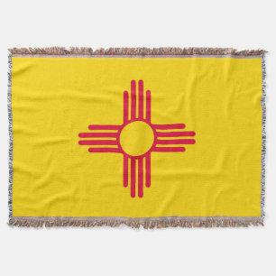 Couverture Décor design du drapeau de l'État du Nouveau-Mexiq