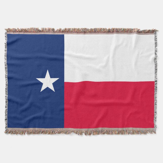 Couverture Décor design du drapeau d'état du Texas (Devant)