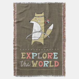 Couverture Découvrez le monde Boho Fox enfants