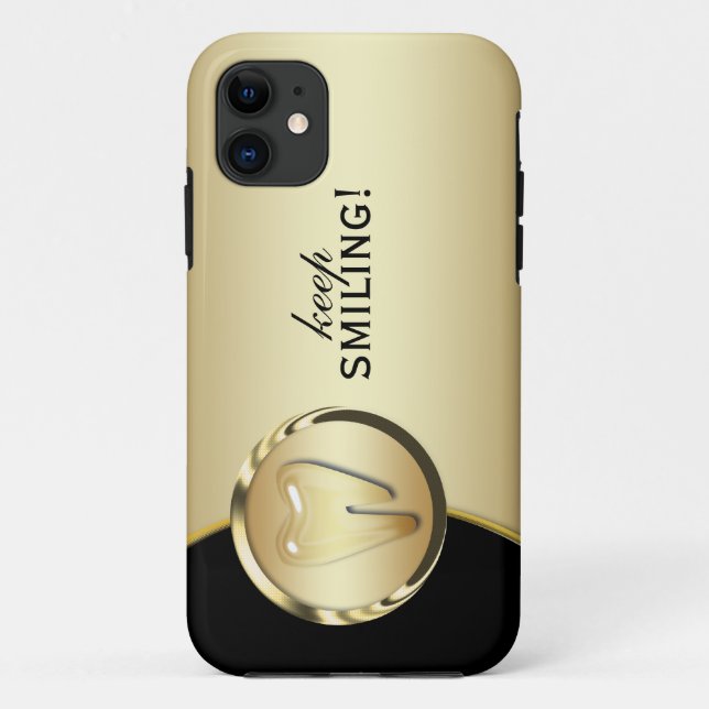 Couverture dentaire de coque iphone de dent de (Dos)