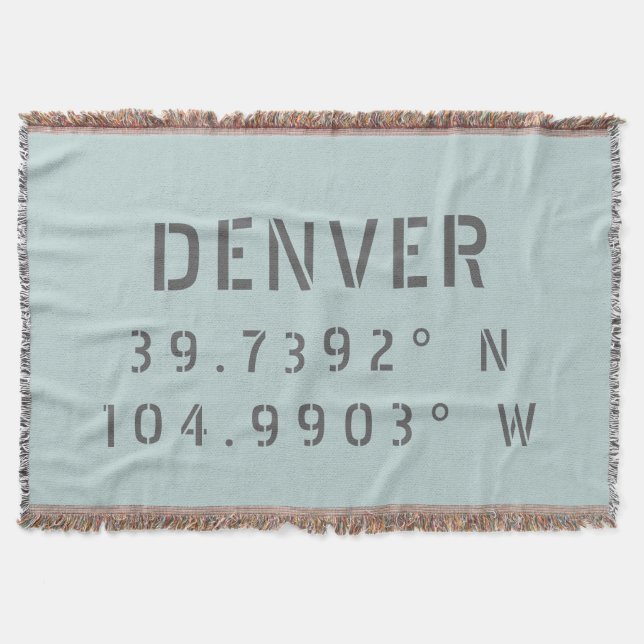 Couverture Denver Latitude Longitude (Devant)