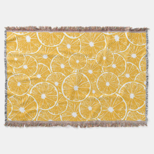 Couverture Design motif en tranches orange