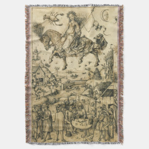 Couverture Dessin blanc noir antique de DAME astrologie de