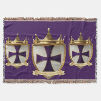 Couverture dessin de la crête de prêtre EOC violet