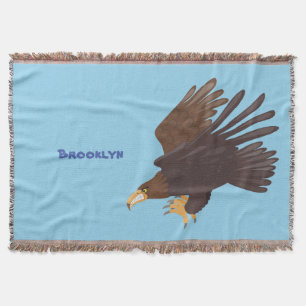 Couverture dessin humoristique d'aigle royal