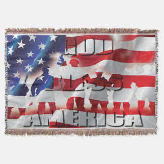 Couverture Dieu patriotique bénisse les soldats américains et