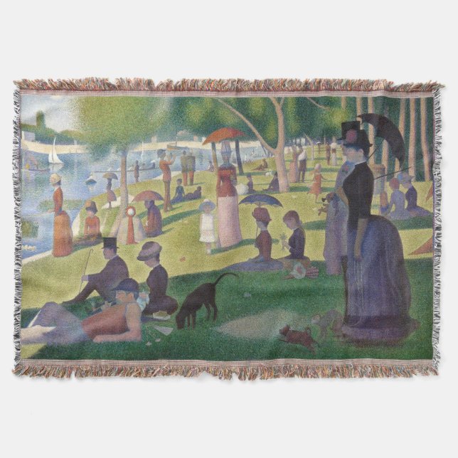 Couverture Dimanche sur La Grande Jatte Seurat Peinture (Devant)