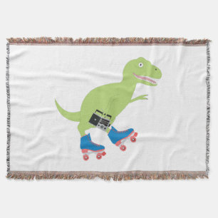 Couverture Dinosaure Roller Skating Radio