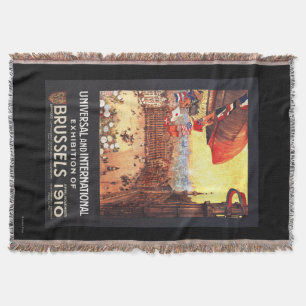 Couverture Dirigeable de Lebaudy avec des drapeaux du monde