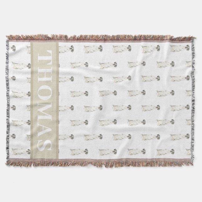 Couverture Dogue Allemand (Harlequin Noir Blanc) (Devant)