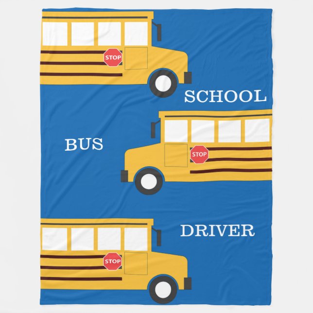 Couverture d'ouatine d'autobus scolaire (Devant)