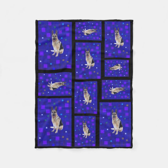 Couverture d'ouatine de berger allemand (Devant)