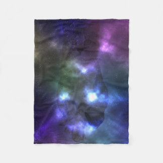 Couverture d'ouatine de chat de nébuleuse de