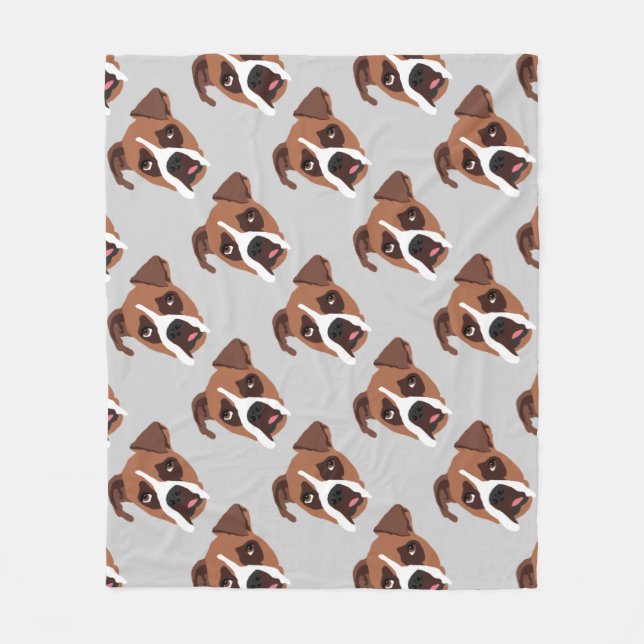 Couverture d'ouatine de chien de boxeur, milieu (Devant)