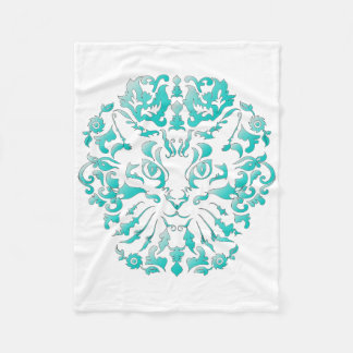 Couverture d'ouatine de damassé de chat