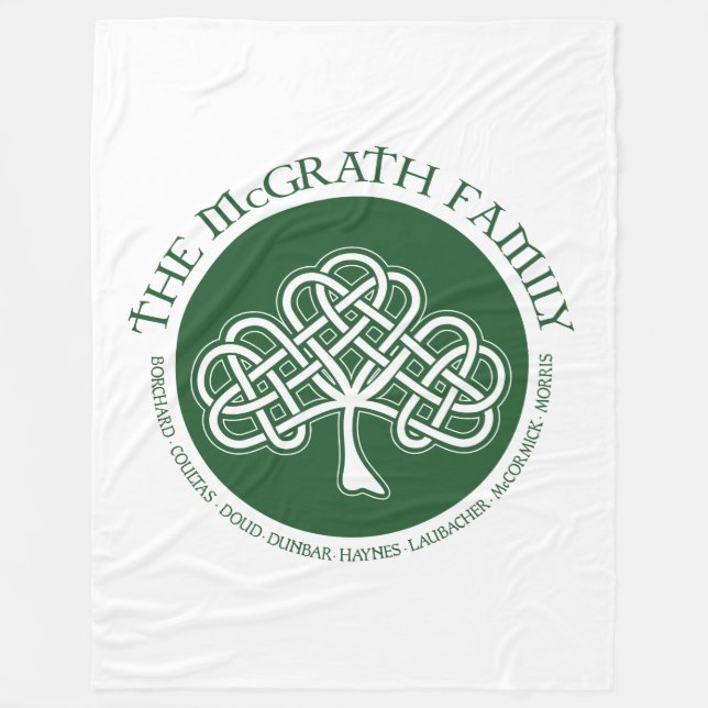 Couverture d'ouatine de famille de McGrath (Devant)