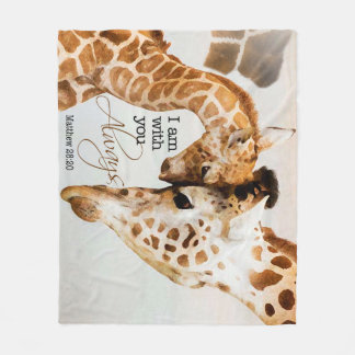 Couverture d'ouatine de girafe