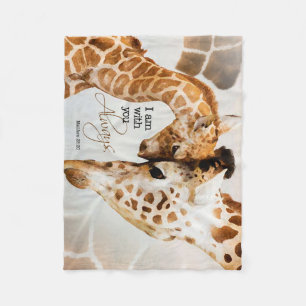 Couverture d'ouatine de girafe
