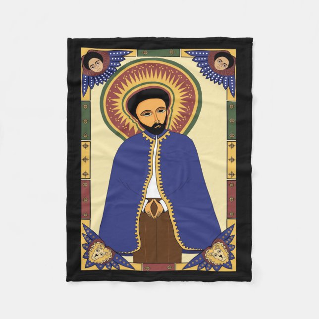 Couverture d'ouatine de Haile Selassie (Devant)