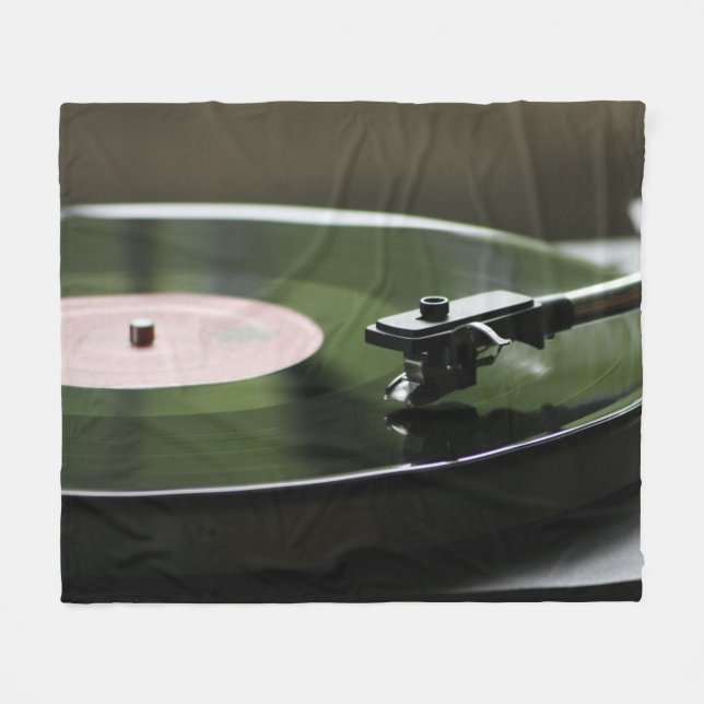 Couverture d'ouatine de joueur de disque vinyle (Devant (Horizontal))