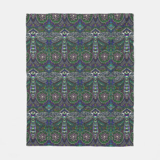 couverture d'ouatine de libellule de nouveau d'art