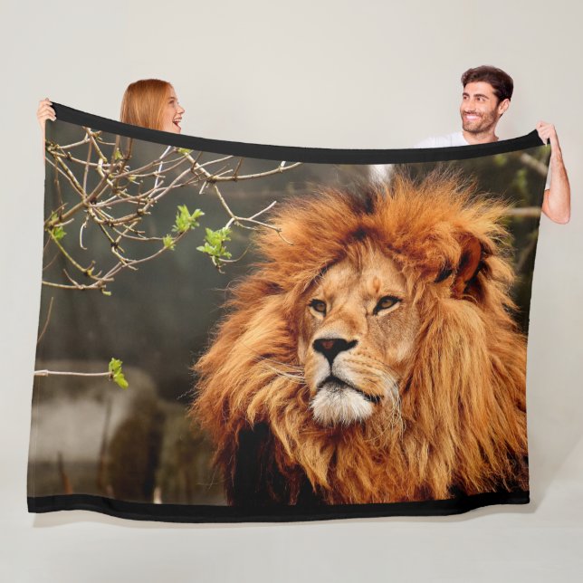 Couverture d'ouatine de lion (En situation)