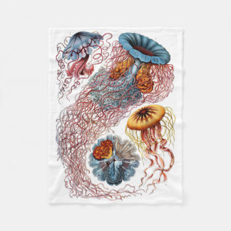 Couverture d'ouatine de méduses de Haeckel