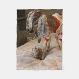 Couverture d'ouatine de partie de pyjama de chèvre